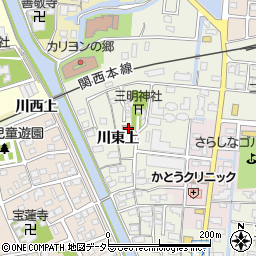 愛知県海部郡蟹江町今川東上64周辺の地図