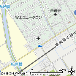滋賀県近江八幡市安土町常楽寺930-1周辺の地図