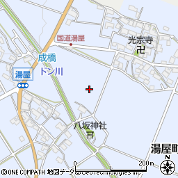 〒527-0103 滋賀県東近江市湯屋町の地図