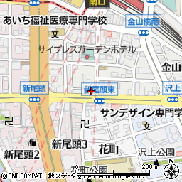 焼肉神宮 金山本店周辺の地図