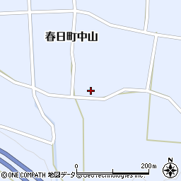 兵庫県丹波市春日町中山1205周辺の地図