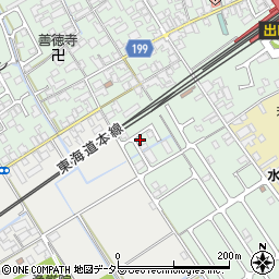 滋賀県近江八幡市安土町常楽寺158-9周辺の地図