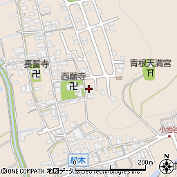 滋賀県近江八幡市船木町1237-2周辺の地図