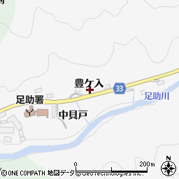 愛知県豊田市桑田和町豊ケ入9周辺の地図