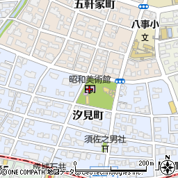 昭和美術館周辺の地図