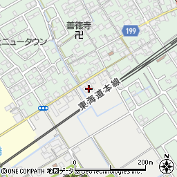 滋賀県近江八幡市安土町慈恩寺640周辺の地図