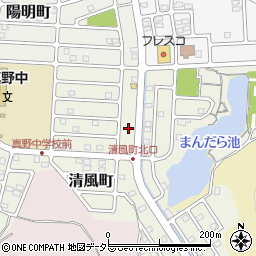 〒520-0225 滋賀県大津市清風町の地図