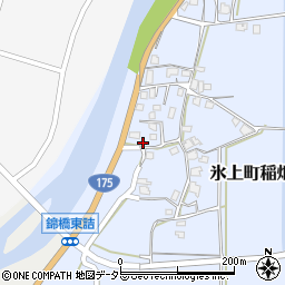 兵庫県丹波市氷上町稲畑731周辺の地図