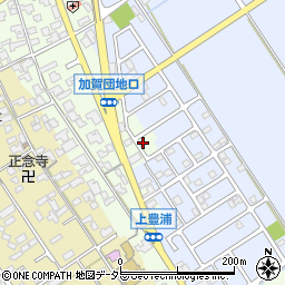 滋賀県近江八幡市安土町上豊浦1104周辺の地図