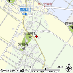 滋賀県東近江市大清水町184周辺の地図