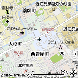 滋賀県近江八幡市江南町9周辺の地図