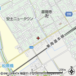 滋賀県近江八幡市安土町常楽寺918周辺の地図