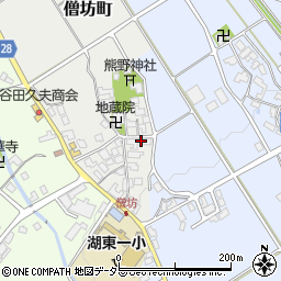 滋賀県東近江市僧坊町31周辺の地図