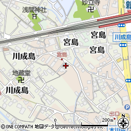 静岡県富士市川成島736-4周辺の地図