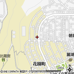 滋賀県大津市花園町22-12周辺の地図