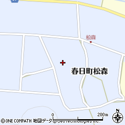 兵庫県丹波市春日町松森676周辺の地図