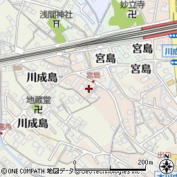 静岡県富士市川成島736-1周辺の地図