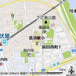 名古屋市立長須賀小学校周辺の地図