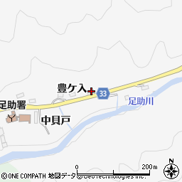 愛知県豊田市桑田和町豊ケ入8周辺の地図