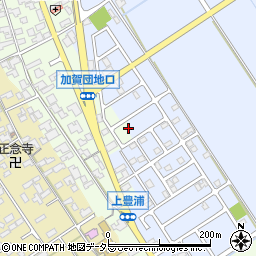 滋賀県近江八幡市安土町上豊浦1104-6周辺の地図