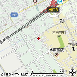 滋賀県近江八幡市安土町常楽寺73周辺の地図