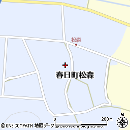 兵庫県丹波市春日町松森419周辺の地図