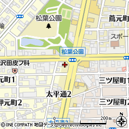メガネの愛眼中川太平通店周辺の地図