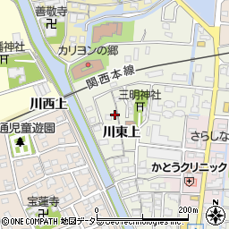 愛知県海部郡蟹江町今川東上71周辺の地図