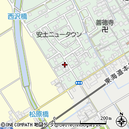 滋賀県近江八幡市安土町常楽寺930-14周辺の地図