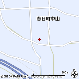 兵庫県丹波市春日町中山1033周辺の地図