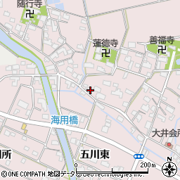 愛知県愛西市大井町浦田面622周辺の地図