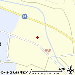 兵庫県丹波市春日町広瀬818周辺の地図