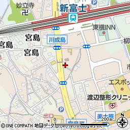 静岡県富士市川成島629周辺の地図