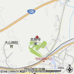 千葉県勝浦市守谷周辺の地図