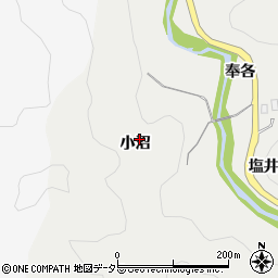 愛知県豊田市竜岡町小沼周辺の地図