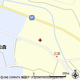 兵庫県丹波市春日町広瀬86周辺の地図