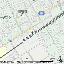 滋賀県近江八幡市安土町慈恩寺634周辺の地図