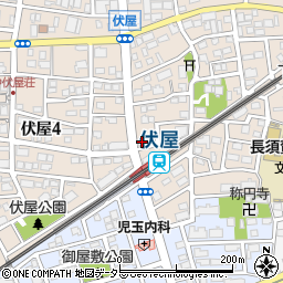 たこ焼き専門店 ばん楽 伏屋駅前店周辺の地図