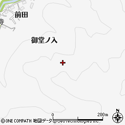 愛知県豊田市桑田和町御堂ノ入周辺の地図