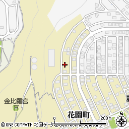 滋賀県大津市花園町21-15周辺の地図