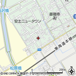 滋賀県近江八幡市安土町常楽寺944-4周辺の地図