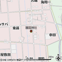 護国神社周辺の地図