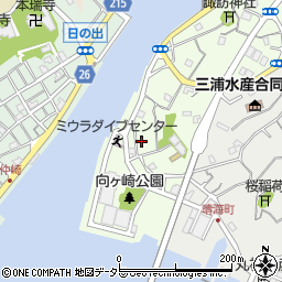 神奈川県三浦市向ヶ崎町7周辺の地図