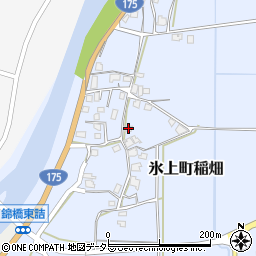 兵庫県丹波市氷上町稲畑780周辺の地図
