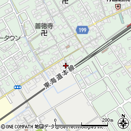 滋賀県近江八幡市安土町慈恩寺631周辺の地図