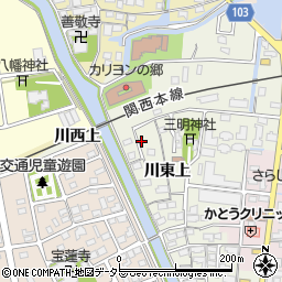愛知県海部郡蟹江町今川東上24-4周辺の地図