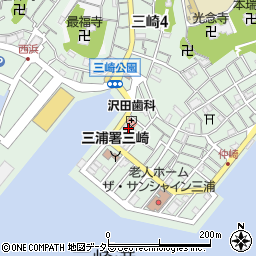 横浜銀行三崎支店 ＡＴＭ周辺の地図