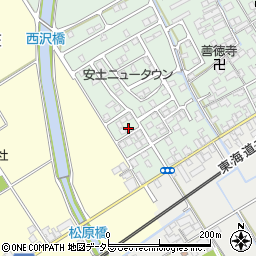 滋賀県近江八幡市安土町常楽寺930-19周辺の地図
