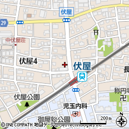 チケパ伏屋駅前第１駐車場周辺の地図