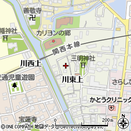 愛知県海部郡蟹江町今川東上20-1周辺の地図